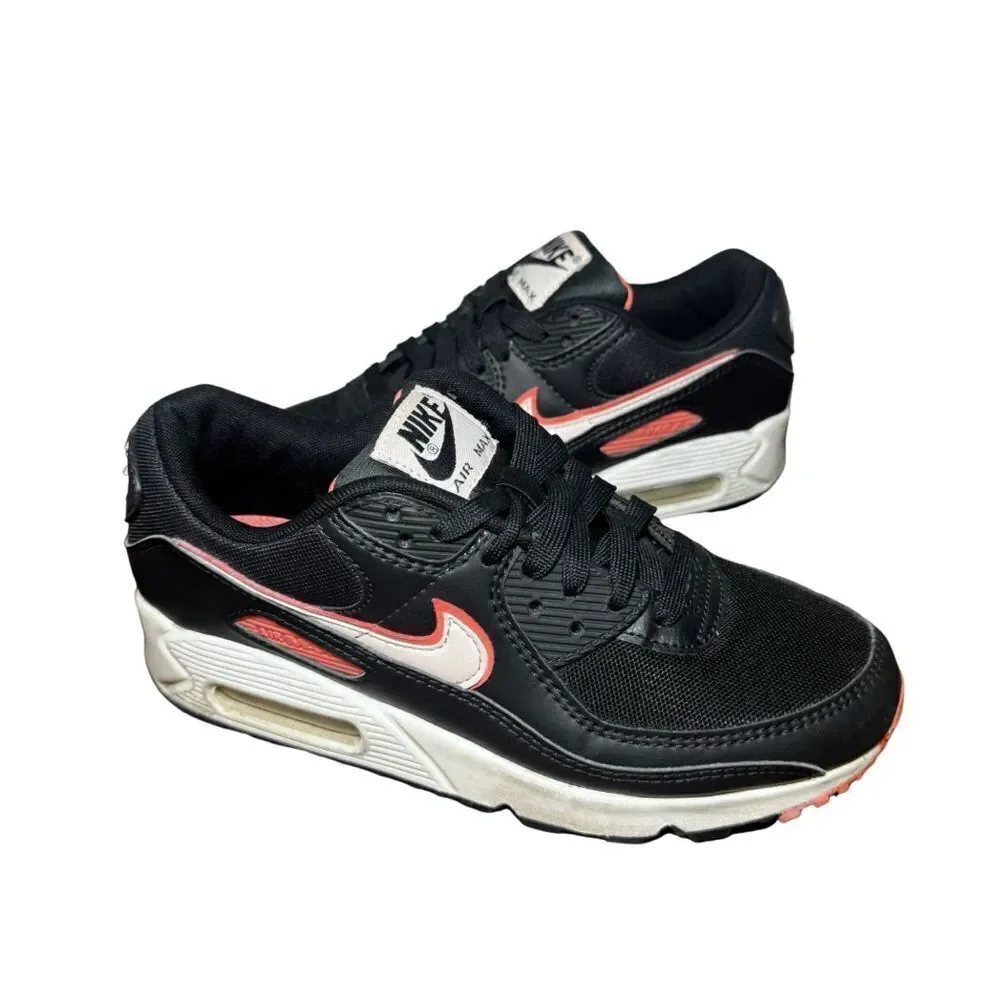 Nike air max Women's Black and Red Sneakers size 7
